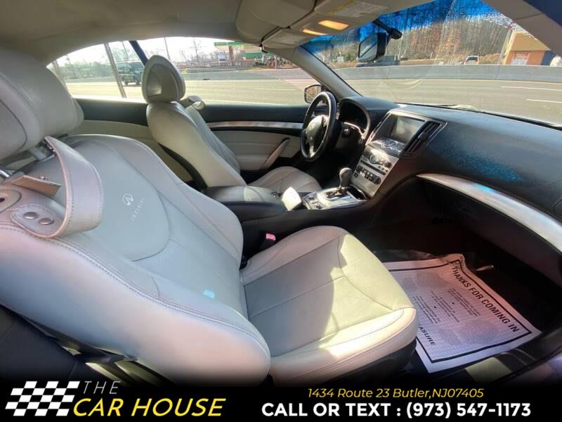 2011 Infiniti G37 Convertible 2dr Base, available for sale in Butler, New Jersey | The Car House. Butler, New Jersey 2011 Infiniti G37 Convertible 2dr Base, available for sale in Butler, New Jersey | The Car House. Butler, New Jersey