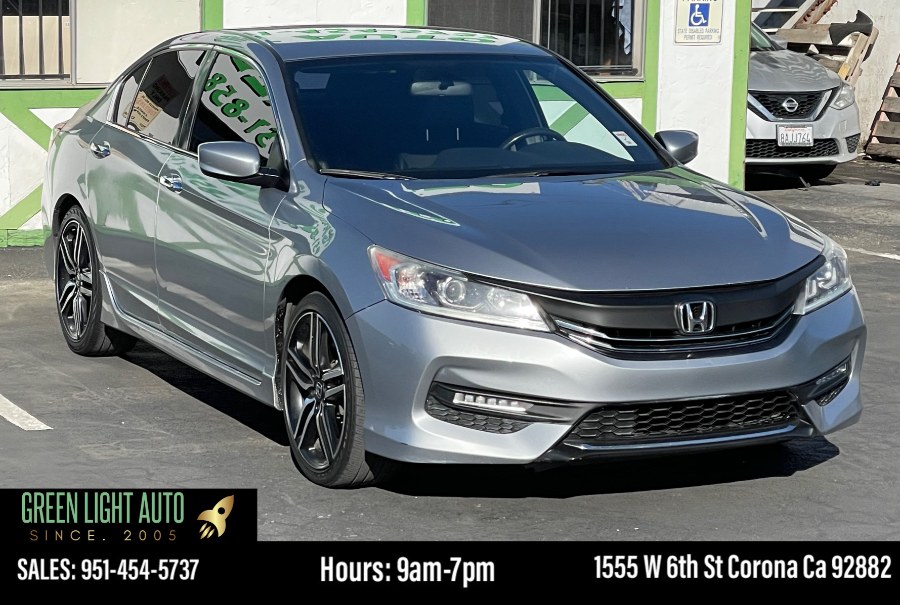 2017 Honda Accord Sedan Sport CVT, available for sale in Corona, California | Green Light Auto. Corona, California 2017 Honda Accord Sedan Sport CVT, available for sale in Corona, California | Green Light Auto. Corona, California