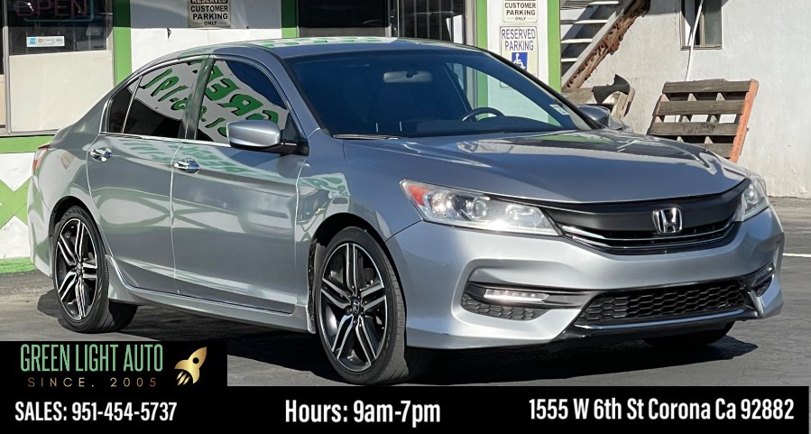 2017 Honda Accord Sedan Sport CVT, available for sale in Corona, California | Green Light Auto. Corona, California 2017 Honda Accord Sedan Sport CVT, available for sale in Corona, California | Green Light Auto. Corona, California