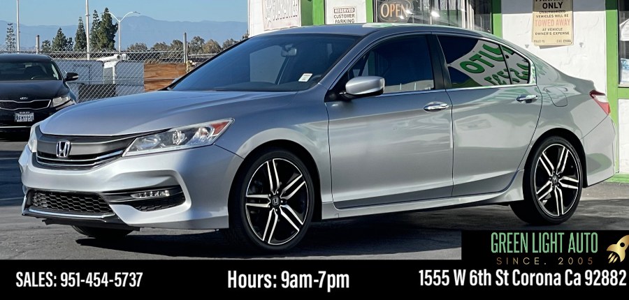 2017 Honda Accord Sedan Sport CVT, available for sale in Corona, California | Green Light Auto. Corona, California 2017 Honda Accord Sedan Sport CVT, available for sale in Corona, California | Green Light Auto. Corona, California