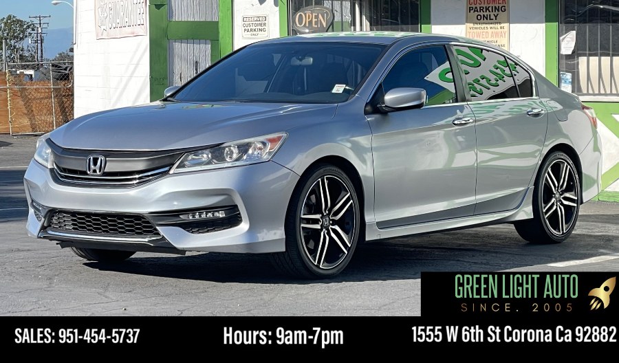2017 Honda Accord Sedan Sport CVT, available for sale in Corona, California | Green Light Auto. Corona, California 2017 Honda Accord Sedan Sport CVT, available for sale in Corona, California | Green Light Auto. Corona, California