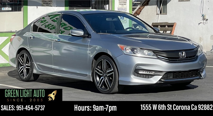 2017 Honda Accord Sedan Sport CVT, available for sale in Corona, California | Green Light Auto. Corona, California 2017 Honda Accord Sedan Sport CVT, available for sale in Corona, California | Green Light Auto. Corona, California