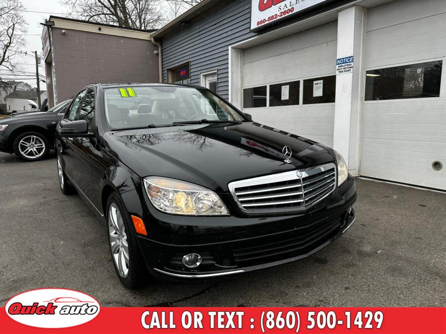 2011 Mercedes-Benz C-Class 4dr Sdn C300 Sport 4MATIC, available for sale in Bristol, Connecticut | Quick Auto LLC. Bristol, Connecticut