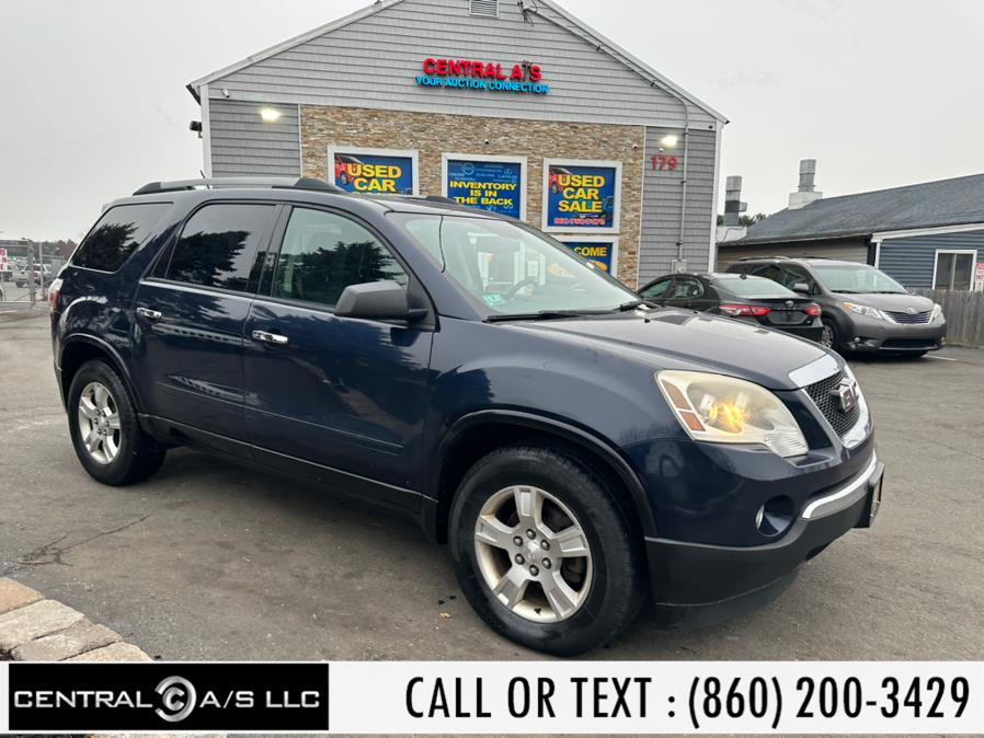2011 GMC Acadia AWD 4dr SLE, available for sale in East Windsor, Connecticut | Central A/S LLC. East Windsor, Connecticut 2011 GMC Acadia AWD 4dr SLE, available for sale in East Windsor, Connecticut | Central A/S LLC. East Windsor, Connecticut