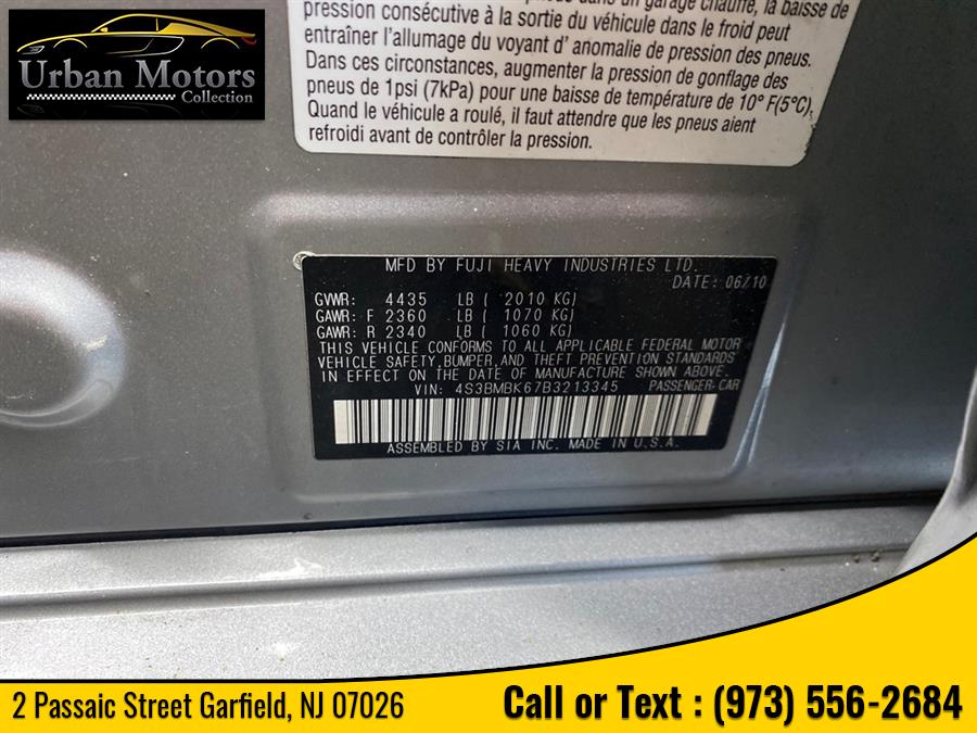 2011 Subaru Legacy 2.5i Ltd Pwr Moon, available for sale in Garfield, New Jersey | Urban Motors Collection. Garfield, New Jersey 2011 Subaru Legacy 2.5i Ltd Pwr Moon, available for sale in Garfield, New Jersey | Urban Motors Collection. Garfield, New Jersey