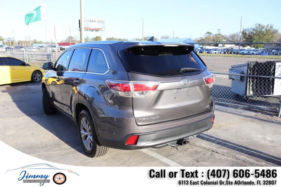 2014 Toyota Highlander FWD 4dr V6 XLE (Natl), available for sale in Orlando, Florida | Jimmy Motor Car Company Inc. Orlando, Florida 2014 Toyota Highlander FWD 4dr V6 XLE (Natl), available for sale in Orlando, Florida | Jimmy Motor Car Company Inc. Orlando, Florida