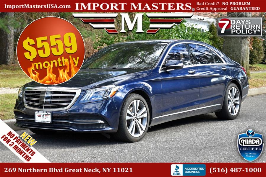 Used Mercedes-benz S-class S 450 4MATIC AWD 4dr Sedan 2020 | Camy Cars. Great Neck, New York