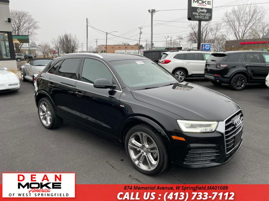 2017 Audi Q3 2.0 TFSI Prestige quattro AWD, available for sale in W Springfield, Massachusetts | Dean Moke America of West Springfield. W Springfield, Massachusetts 2017 Audi Q3 2.0 TFSI Prestige quattro AWD, available for sale in W Springfield, Massachusetts | Dean Moke America of West Springfield. W Springfield, Massachusetts