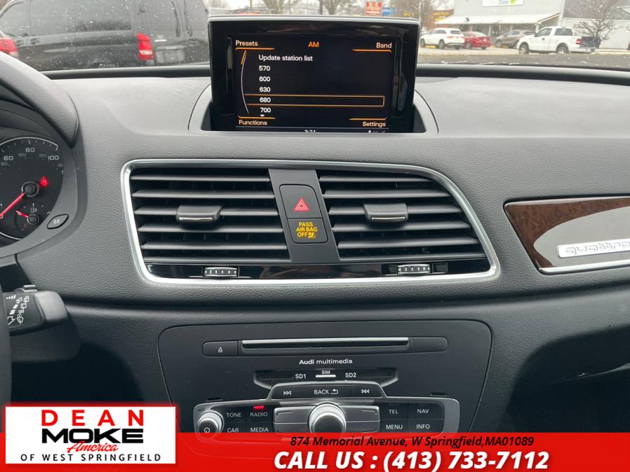 2017 Audi Q3 2.0 TFSI Prestige quattro AWD, available for sale in W Springfield, Massachusetts | Dean Moke America of West Springfield. W Springfield, Massachusetts 2017 Audi Q3 2.0 TFSI Prestige quattro AWD, available for sale in W Springfield, Massachusetts | Dean Moke America of West Springfield. W Springfield, Massachusetts