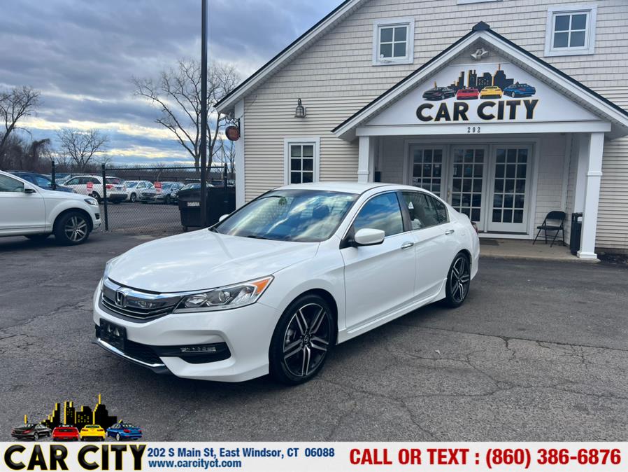 2016 Honda Accord Sedan 4dr I4 CVT Sport, available for sale in East Windsor, Connecticut | Car City LLC. East Windsor, Connecticut 2016 Honda Accord Sedan 4dr I4 CVT Sport, available for sale in East Windsor, Connecticut | Car City LLC. East Windsor, Connecticut