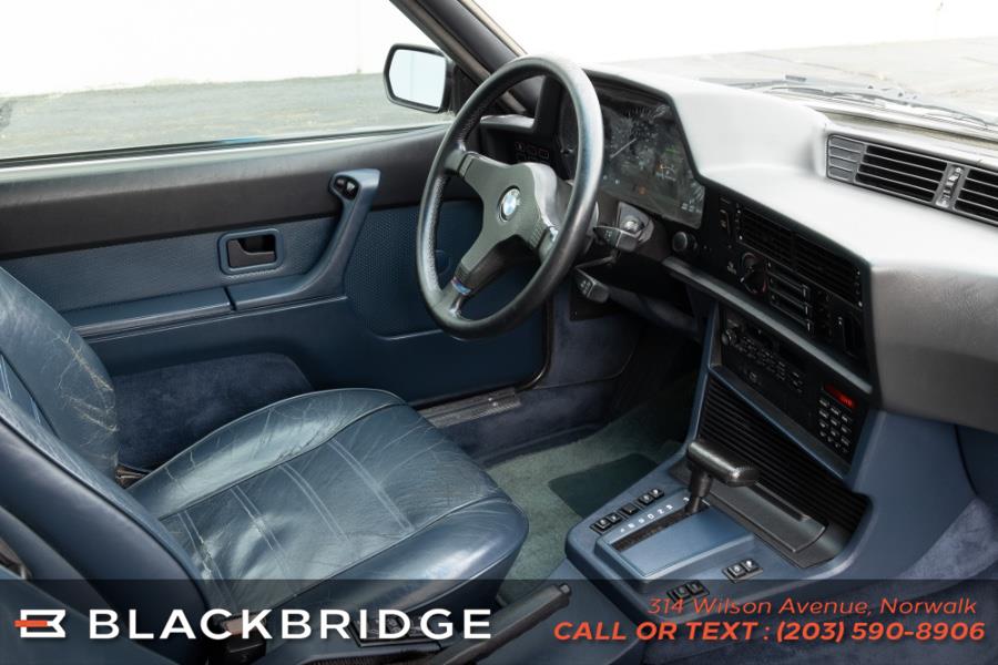 1985 BMW 635CSi 2dr Coupe, available for sale in Norwalk, Connecticut | Black Bridge Motors, LLC. Norwalk, Connecticut 1985 BMW 635CSi 2dr Coupe, available for sale in Norwalk, Connecticut | Black Bridge Motors, LLC. Norwalk, Connecticut