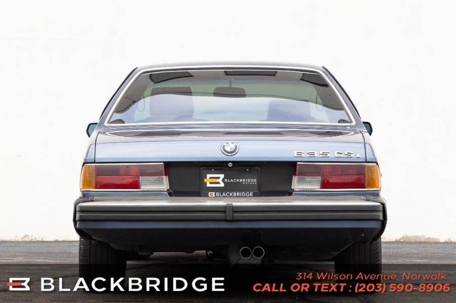 1985 BMW 635CSi 2dr Coupe, available for sale in Norwalk, Connecticut | Black Bridge Motors, LLC. Norwalk, Connecticut 1985 BMW 635CSi 2dr Coupe, available for sale in Norwalk, Connecticut | Black Bridge Motors, LLC. Norwalk, Connecticut