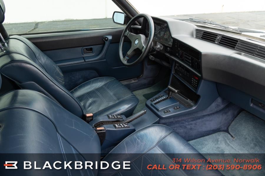 1985 BMW 635CSi 2dr Coupe, available for sale in Norwalk, Connecticut | Black Bridge Motors, LLC. Norwalk, Connecticut 1985 BMW 635CSi 2dr Coupe, available for sale in Norwalk, Connecticut | Black Bridge Motors, LLC. Norwalk, Connecticut