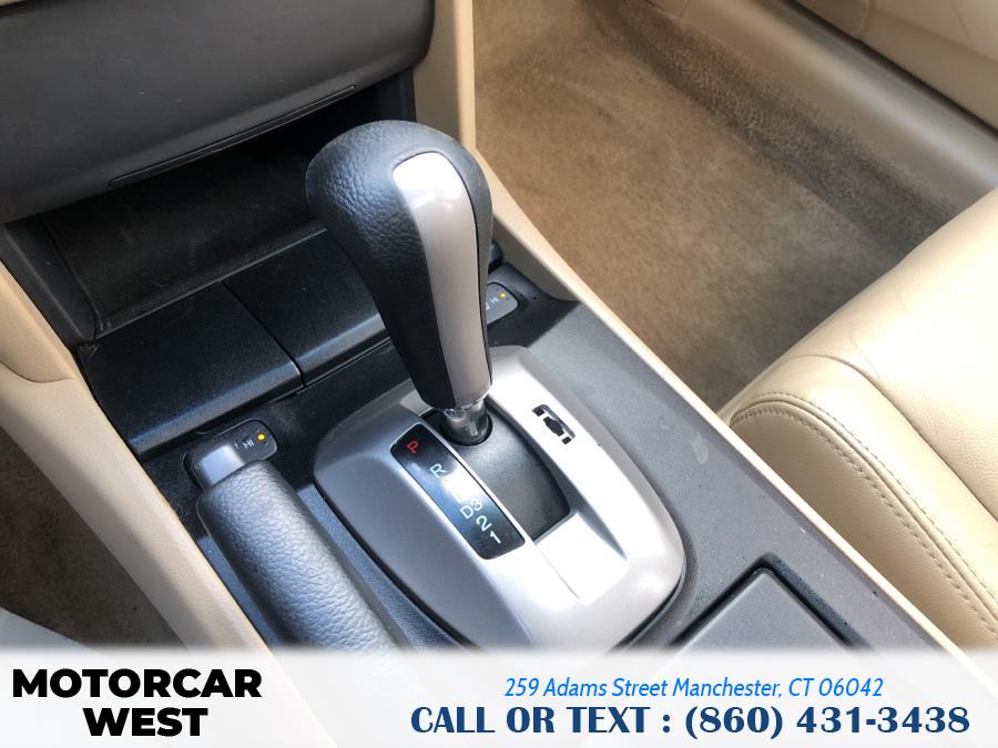 2010 Honda Accord Sdn 4dr V6 Auto EX-L, available for sale in Manchester, Connecticut | Motorcar West. Manchester, Connecticut 2010 Honda Accord Sdn 4dr V6 Auto EX-L, available for sale in Manchester, Connecticut | Motorcar West. Manchester, Connecticut