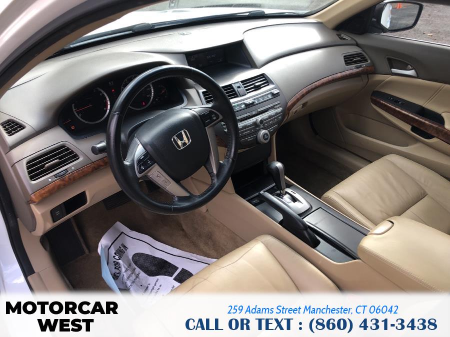 2010 Honda Accord Sdn 4dr V6 Auto EX-L, available for sale in Manchester, Connecticut | Motorcar West. Manchester, Connecticut 2010 Honda Accord Sdn 4dr V6 Auto EX-L, available for sale in Manchester, Connecticut | Motorcar West. Manchester, Connecticut