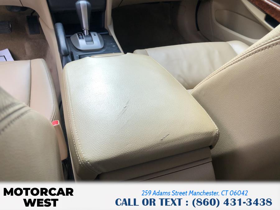 2010 Honda Accord Sdn 4dr V6 Auto EX-L, available for sale in Manchester, Connecticut | Motorcar West. Manchester, Connecticut 2010 Honda Accord Sdn 4dr V6 Auto EX-L, available for sale in Manchester, Connecticut | Motorcar West. Manchester, Connecticut