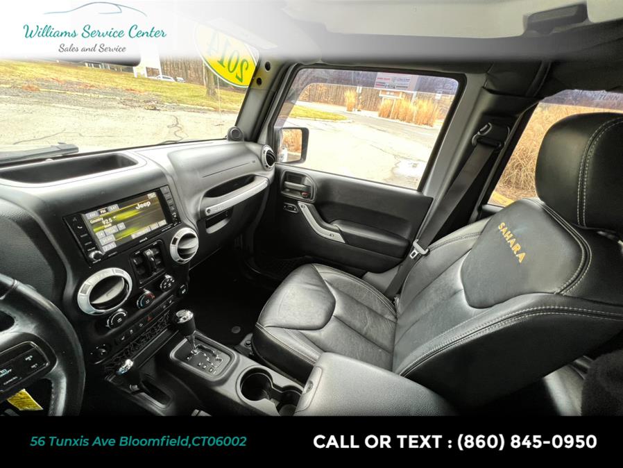 2014 Jeep Wrangler Unlimited 4WD 4dr Sahara, available for sale in Bloomfield, Connecticut | Williams Service Center. Bloomfield, Connecticut 2014 Jeep Wrangler Unlimited 4WD 4dr Sahara, available for sale in Bloomfield, Connecticut | Williams Service Center. Bloomfield, Connecticut