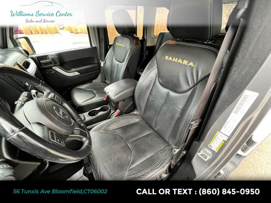 2014 Jeep Wrangler Unlimited 4WD 4dr Sahara, available for sale in Bloomfield, Connecticut | Williams Service Center. Bloomfield, Connecticut 2014 Jeep Wrangler Unlimited 4WD 4dr Sahara, available for sale in Bloomfield, Connecticut | Williams Service Center. Bloomfield, Connecticut
