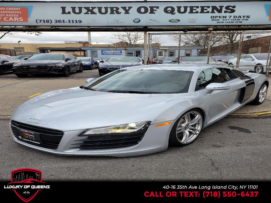 2009 Audi R8 2dr Cpe 4.2L Auto quattro, available for sale in Long Island City, New York | Luxury Of Queens. Long Island City, New York 2009 Audi R8 2dr Cpe 4.2L Auto quattro, available for sale in Long Island City, New York | Luxury Of Queens. Long Island City, New York