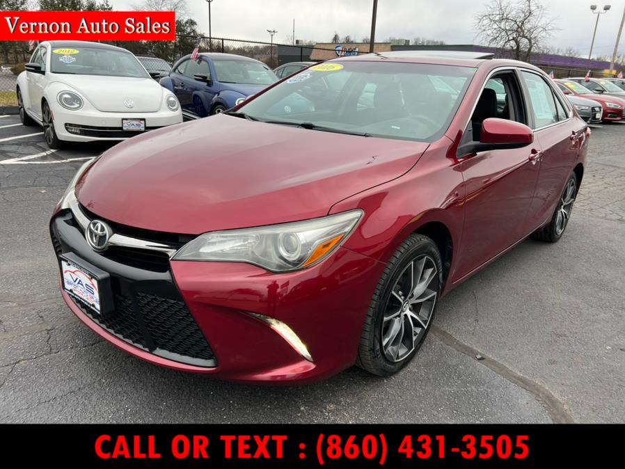 2016 Toyota Camry 4dr Sdn I4 Auto XSE (Natl), available for sale in Manchester, Connecticut | Vernon Auto Sale & Service. Manchester, Connecticut