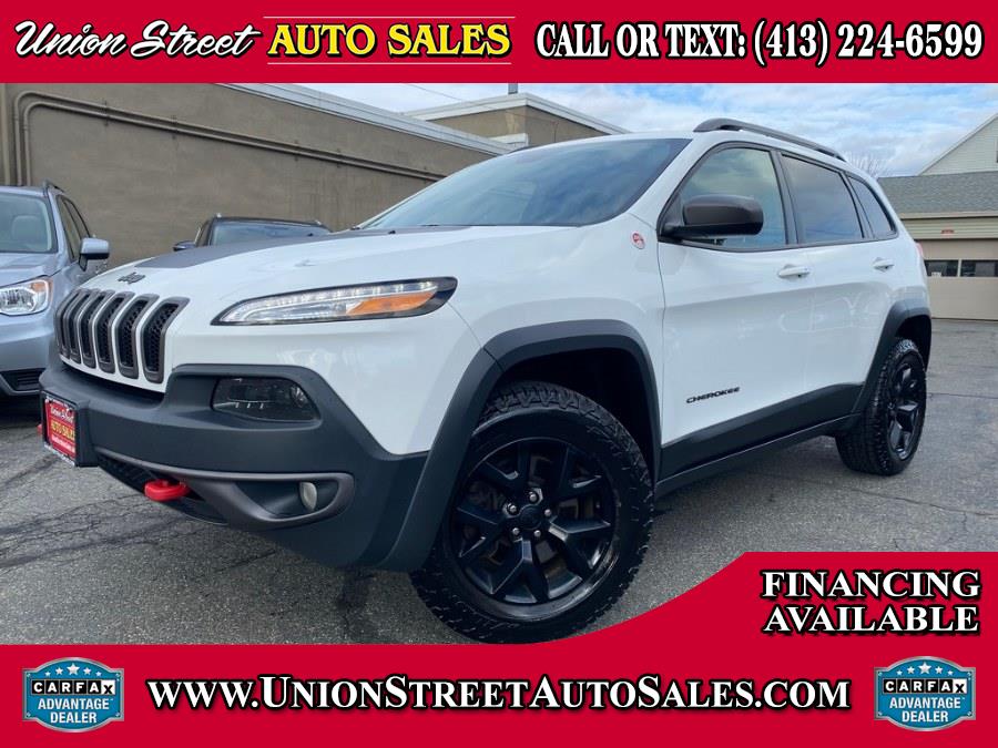 2016 Jeep Cherokee 4WD 4dr Trailhawk, available for sale in West Springfield, Massachusetts | Union Street Auto Sales. West Springfield, Massachusetts