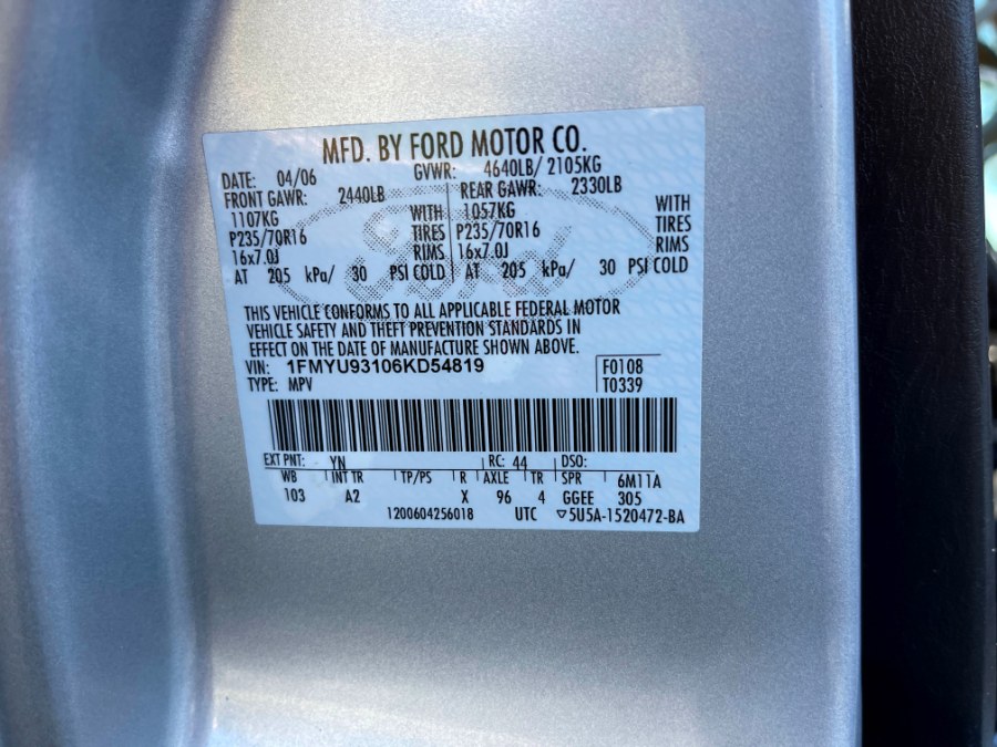 2006 Ford Escape 4dr 3.0L XLT Sport 4WD, available for sale in Lake Forest, California | Pacific Green Line. Lake Forest, California 2006 Ford Escape 4dr 3.0L XLT Sport 4WD, available for sale in Lake Forest, California | Pacific Green Line. Lake Forest, California