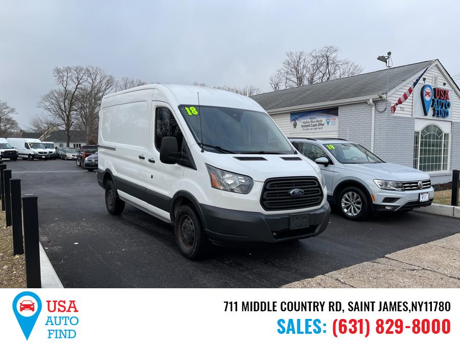 2018 Ford Transit Van T-250 130" Med Rf 9000 GVWR Sliding RH Dr, available for sale in Saint James, New York | USA Auto Find. Saint James, New York