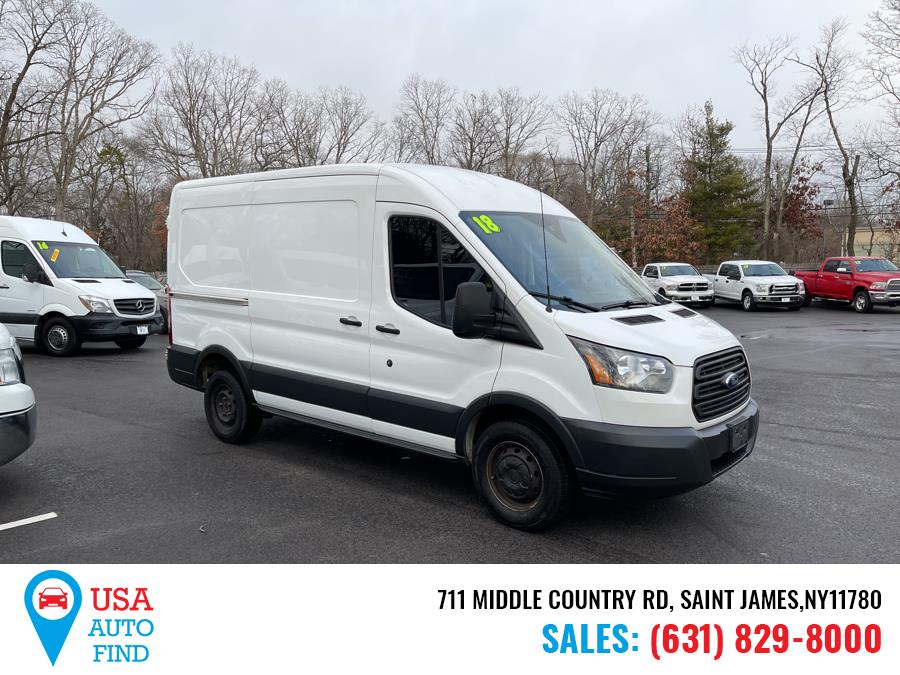 2018 Ford Transit Van T-250 130" Med Rf 9000 GVWR Sliding RH Dr, available for sale in Saint James, New York | USA Auto Find. Saint James, New York 2018 Ford Transit Van T-250 130" Med Rf 9000 GVWR Sliding RH Dr, available for sale in Saint James, New York | USA Auto Find. Saint James, New York