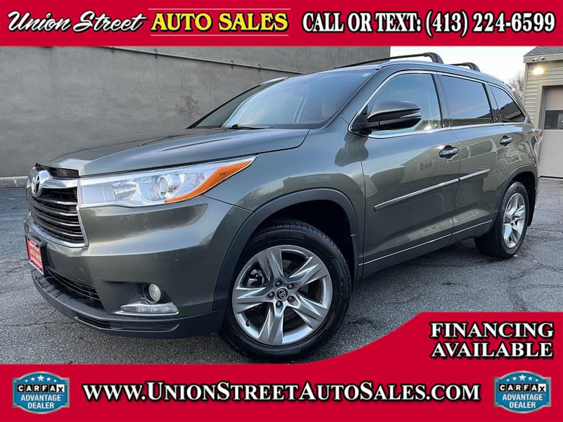 2016 Toyota Highlander AWD 4dr V6 Limited (Natl), available for sale in West Springfield, Massachusetts | Union Street Auto Sales. West Springfield, Massachusetts