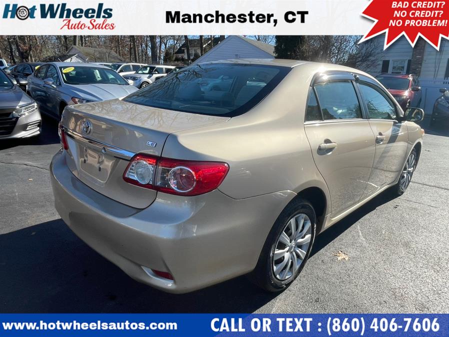2012 Toyota Corolla 4dr Sdn Auto L (Natl), available for sale in Manchester, Connecticut | Hot Wheels Auto Sales LLC. Manchester, Connecticut 2012 Toyota Corolla 4dr Sdn Auto L (Natl), available for sale in Manchester, Connecticut | Hot Wheels Auto Sales LLC. Manchester, Connecticut