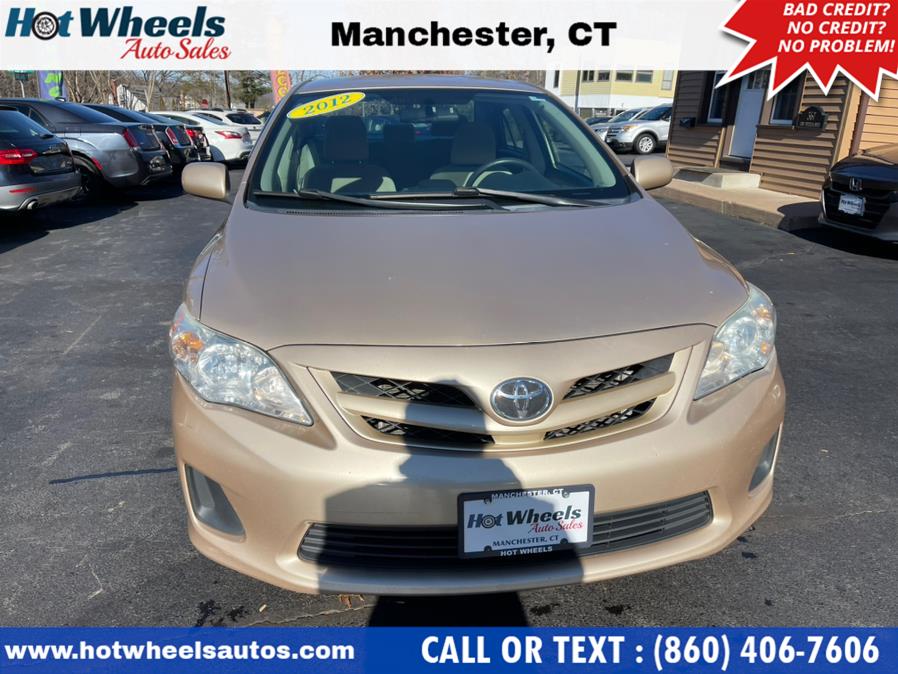 2012 Toyota Corolla 4dr Sdn Auto L (Natl), available for sale in Manchester, Connecticut | Hot Wheels Auto Sales LLC. Manchester, Connecticut 2012 Toyota Corolla 4dr Sdn Auto L (Natl), available for sale in Manchester, Connecticut | Hot Wheels Auto Sales LLC. Manchester, Connecticut