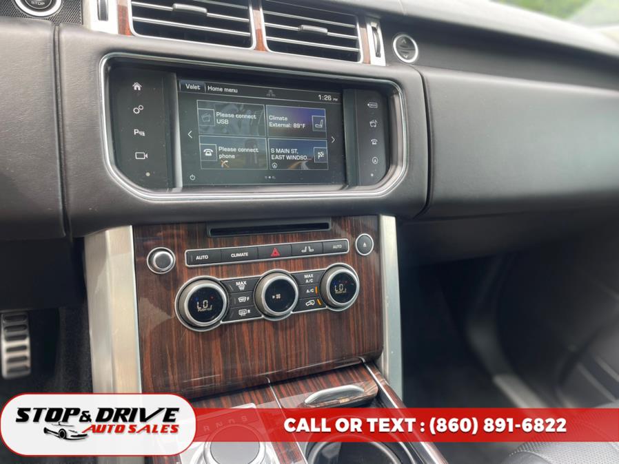2016 Land Rover Range Rover 4WD 4dr Supercharged, available for sale in East Windsor, Connecticut | Stop & Drive Auto Sales. East Windsor, Connecticut 2016 Land Rover Range Rover 4WD 4dr Supercharged, available for sale in East Windsor, Connecticut | Stop & Drive Auto Sales. East Windsor, Connecticut