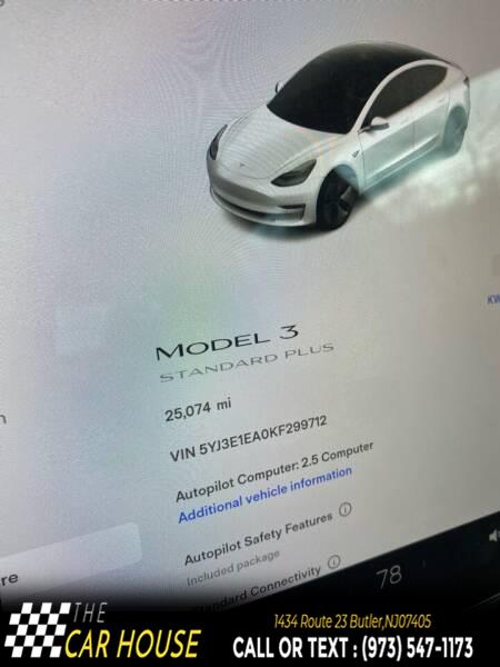 2019 Tesla Model 3 Standard Range Plus 4dr Fastback, available for sale in Butler, New Jersey | The Car House. Butler, New Jersey 2019 Tesla Model 3 Standard Range Plus 4dr Fastback, available for sale in Butler, New Jersey | The Car House. Butler, New Jersey