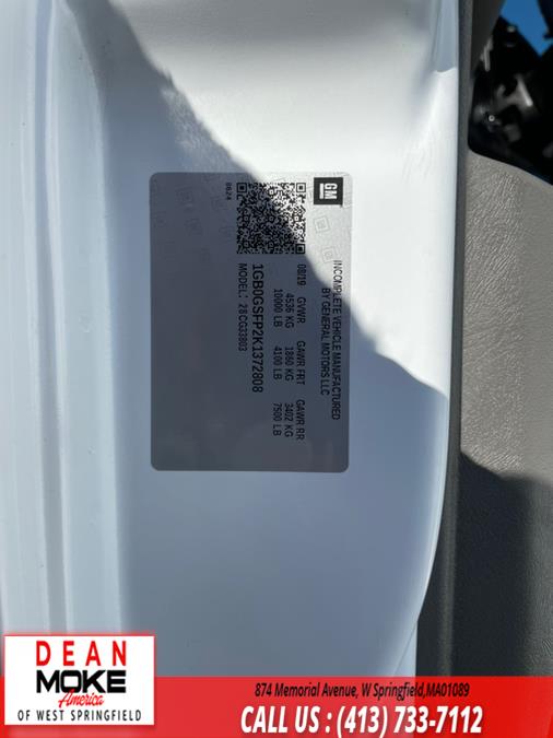 2019 Chevrolet Express 16 FT BOX Cutaway 3500 Van 159", available for sale in W Springfield, Massachusetts | Dean Moke America of West Springfield. W Springfield, Massachusetts 2019 Chevrolet Express 16 FT BOX Cutaway 3500 Van 159", available for sale in W Springfield, Massachusetts | Dean Moke America of West Springfield. W Springfield, Massachusetts