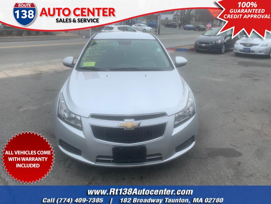 2014 Chevrolet Cruze 4dr Sdn Auto 1LT, available for sale in Taunton, Massachusetts | Rt 138 Auto Center Inc . Taunton, Massachusetts 2014 Chevrolet Cruze 4dr Sdn Auto 1LT, available for sale in Taunton, Massachusetts | Rt 138 Auto Center Inc . Taunton, Massachusetts