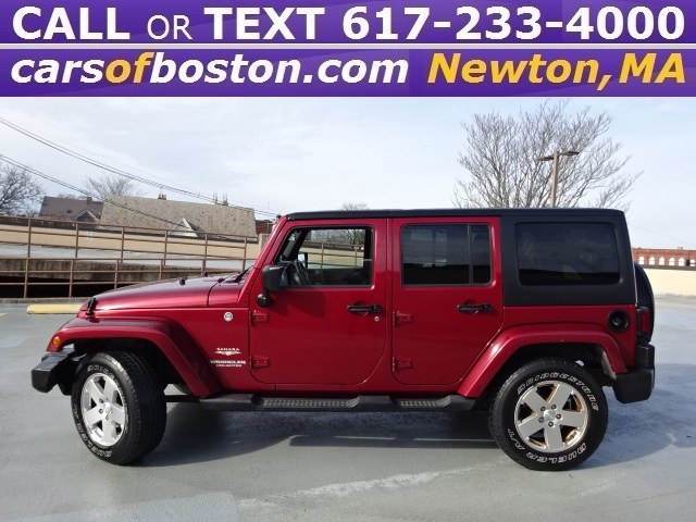 2011 Jeep Wrangler Unlimited 4WD 4dr Sahara, available for sale in Newton, Massachusetts | Motorcars of Boston. Newton, Massachusetts 2011 Jeep Wrangler Unlimited 4WD 4dr Sahara, available for sale in Newton, Massachusetts | Motorcars of Boston. Newton, Massachusetts
