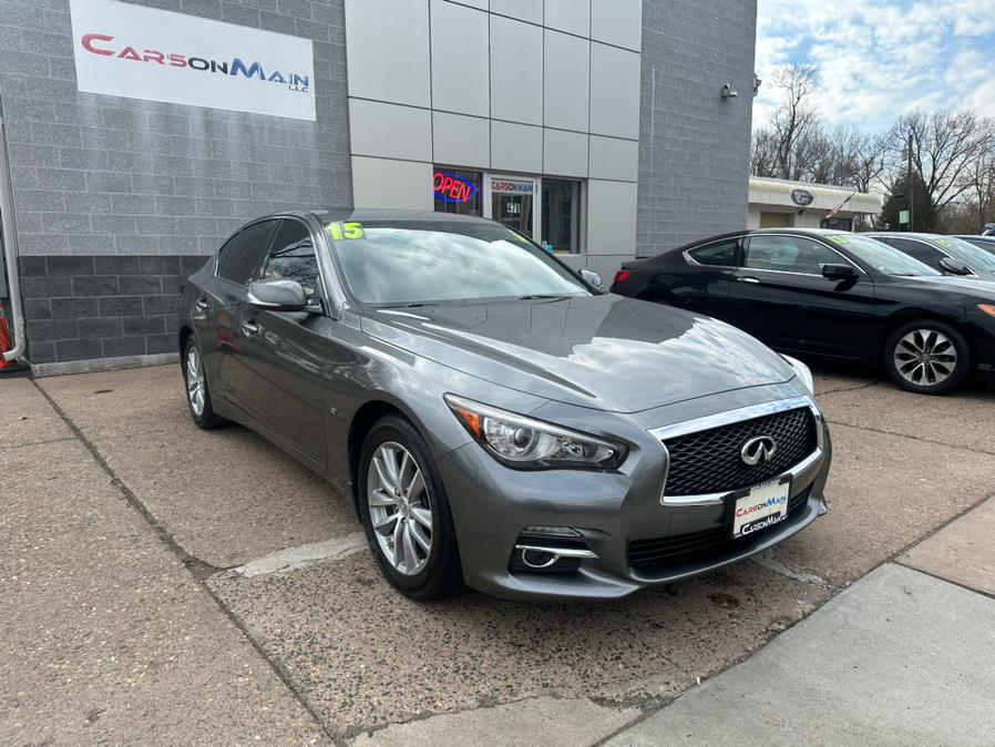 2015 Infiniti Q50 4dr Sd AWD, available for sale in Manchester, Connecticut | Carsonmain LLC. Manchester, Connecticut 2015 Infiniti Q50 4dr Sd AWD, available for sale in Manchester, Connecticut | Carsonmain LLC. Manchester, Connecticut