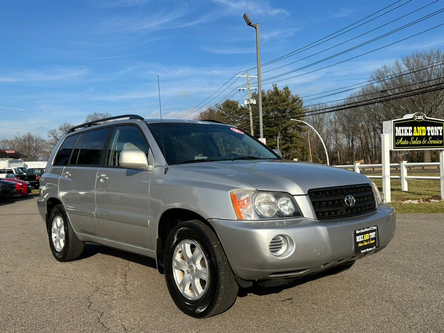 2002 Toyota Highlander 4dr V6 (Natl), available for sale in South Windsor, Connecticut | Mike And Tony Auto Sales, Inc. South Windsor, Connecticut 2002 Toyota Highlander 4dr V6 (Natl), available for sale in South Windsor, Connecticut | Mike And Tony Auto Sales, Inc. South Windsor, Connecticut