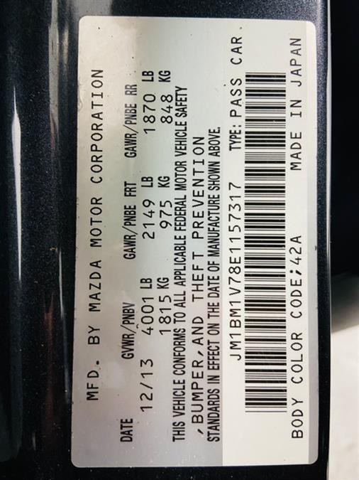 2014 Mazda Mazda3 4dr Sdn Auto i Touring, available for sale in Linden, New Jersey | East Coast Auto Group. Linden, New Jersey 2014 Mazda Mazda3 4dr Sdn Auto i Touring, available for sale in Linden, New Jersey | East Coast Auto Group. Linden, New Jersey
