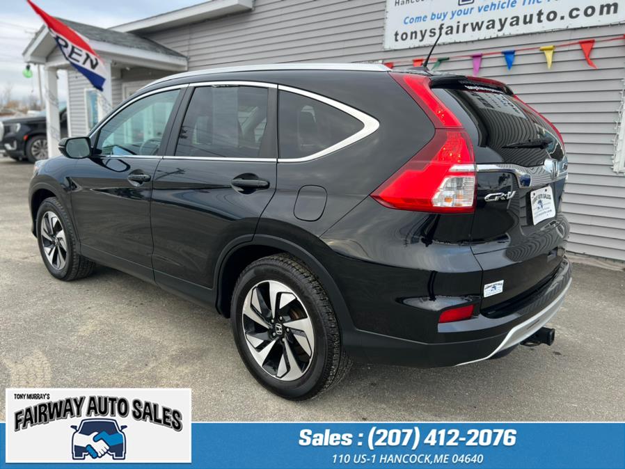 2016 Honda CR-V Touring AWD 5dr Touring, available for sale in Hancock, Maine | Fairway Auto Sales. Hancock, Maine 2016 Honda CR-V Touring AWD 5dr Touring, available for sale in Hancock, Maine | Fairway Auto Sales. Hancock, Maine