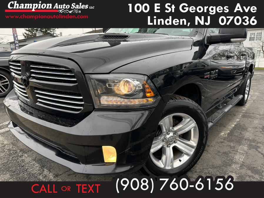 2016 Ram 1500 4WD Crew Cab 140.5" Sport, available for sale in Linden, New Jersey | Champion Used Auto Sales. Linden, New Jersey