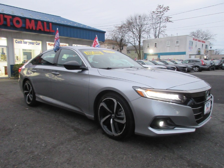 2021 Honda Accord Sedan Sport 1.5T CVT, available for sale in Linden, New Jersey | Route 27 Auto Mall. Linden, New Jersey 2021 Honda Accord Sedan Sport 1.5T CVT, available for sale in Linden, New Jersey | Route 27 Auto Mall. Linden, New Jersey
