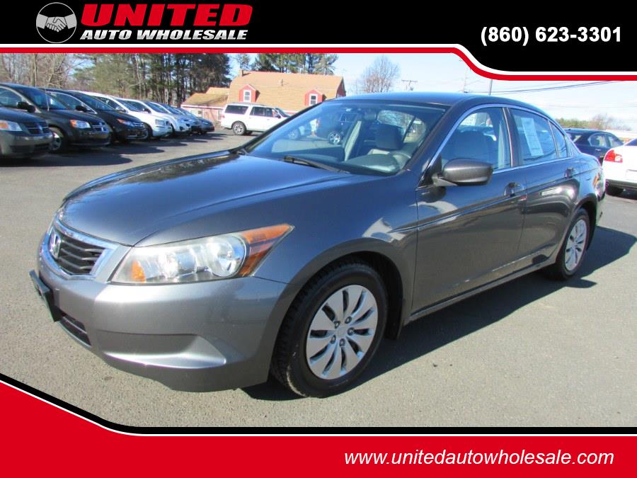 2008 Honda Accord Sdn 4dr I4 Auto LX, available for sale in East Windsor, Connecticut | United Auto Sales of E Windsor, Inc. East Windsor, Connecticut