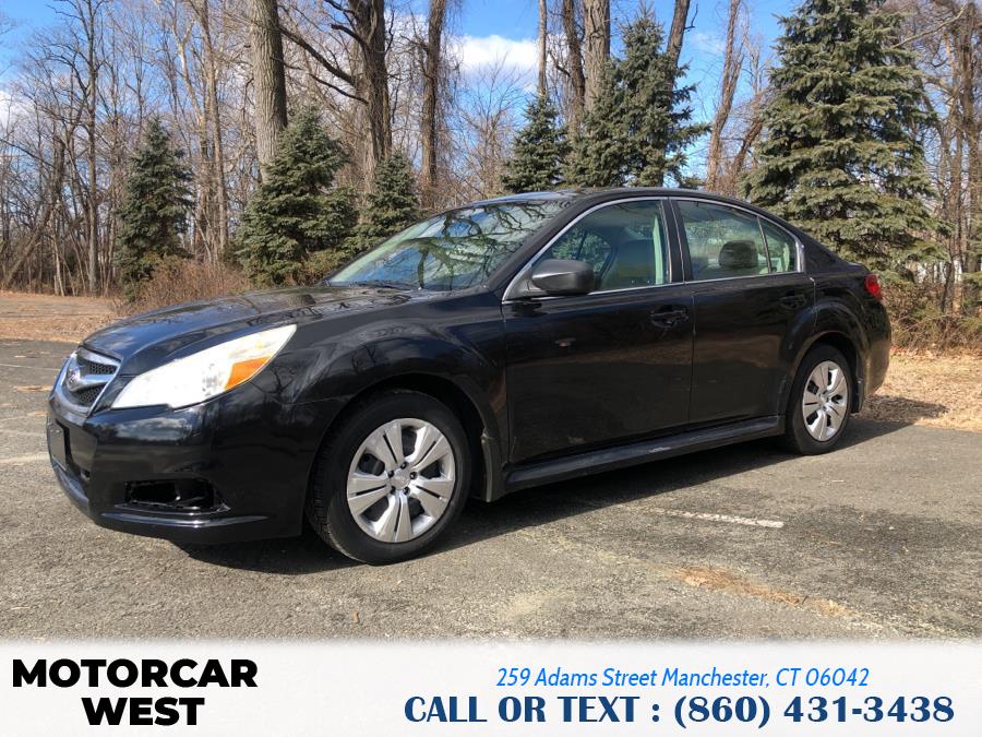 2011 Subaru Legacy 4dr Sdn H4 Auto 2.5i PZEV, available for sale in Manchester, Connecticut | Motorcar West. Manchester, Connecticut 2011 Subaru Legacy 4dr Sdn H4 Auto 2.5i PZEV, available for sale in Manchester, Connecticut | Motorcar West. Manchester, Connecticut