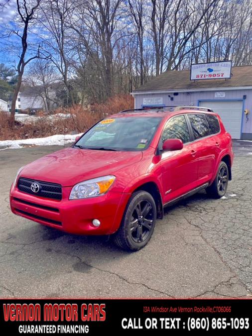 2008 Toyota RAV4 4WD 4dr 4-cyl 4-Spd AT Sport (Natl), available for sale in Vernon Rockville, Connecticut | Vernon Motor Cars. Vernon Rockville, Connecticut