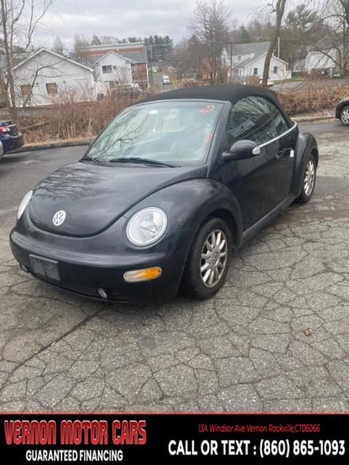 2004 Volkswagen New Beetle Convertible GLS 2dr Convertible, available for sale in Vernon Rockville, Connecticut | Vernon Motor Cars. Vernon Rockville, Connecticut