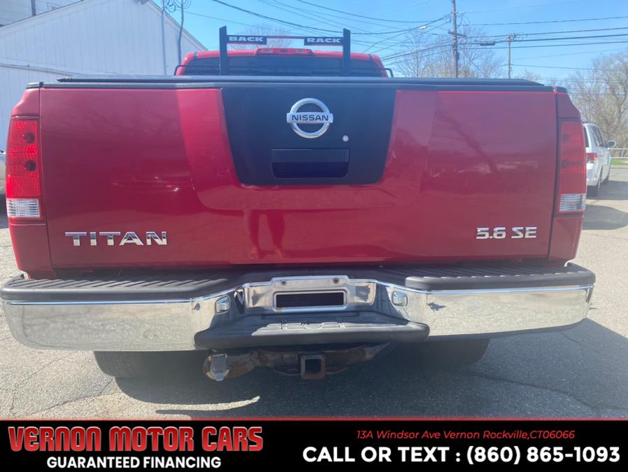 2005 Nissan Titan SE 4dr King Cab 4WD SB, available for sale in Vernon Rockville, Connecticut | Vernon Motor Cars. Vernon Rockville, Connecticut 2005 Nissan Titan SE 4dr King Cab 4WD SB, available for sale in Vernon Rockville, Connecticut | Vernon Motor Cars. Vernon Rockville, Connecticut