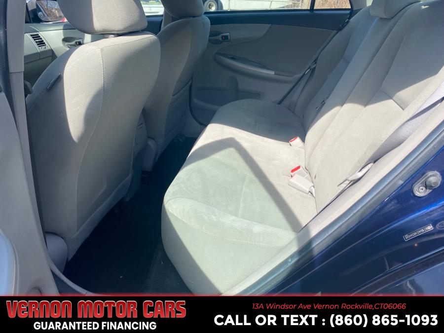 2011 Toyota Corolla LE 4dr Sedan 4A, available for sale in Vernon Rockville, Connecticut | Vernon Motor Cars. Vernon Rockville, Connecticut 2011 Toyota Corolla LE 4dr Sedan 4A, available for sale in Vernon Rockville, Connecticut | Vernon Motor Cars. Vernon Rockville, Connecticut