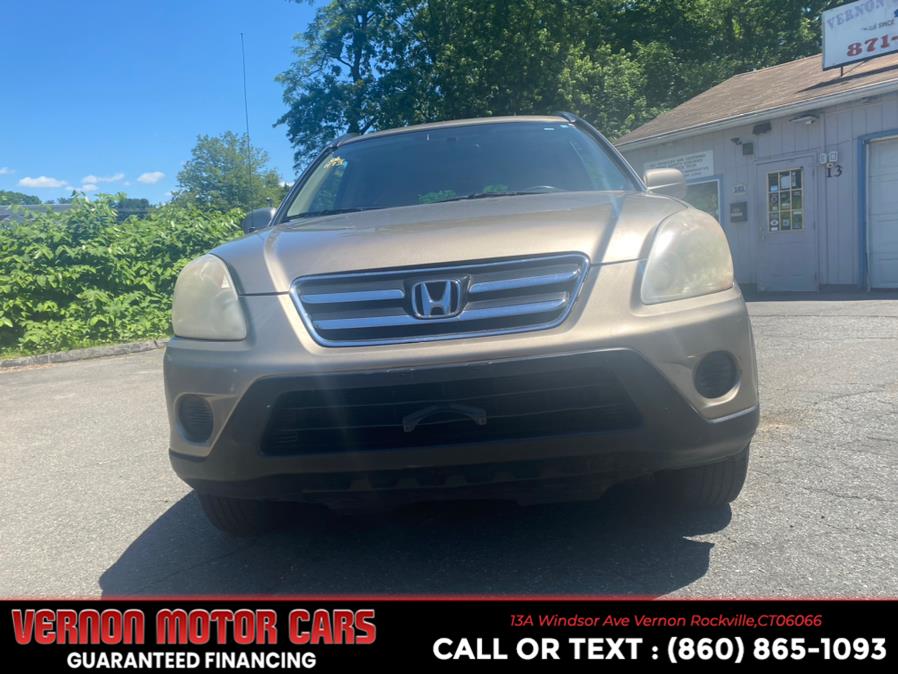 2006 Honda CR-V 4WD LX AT, available for sale in Vernon Rockville, Connecticut | Vernon Motor Cars. Vernon Rockville, Connecticut 2006 Honda CR-V 4WD LX AT, available for sale in Vernon Rockville, Connecticut | Vernon Motor Cars. Vernon Rockville, Connecticut