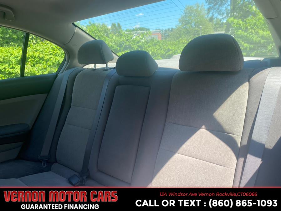 2009 Honda Accord Sdn LX P 4dr Sedan 5A, available for sale in Vernon Rockville, Connecticut | Vernon Motor Cars. Vernon Rockville, Connecticut 2009 Honda Accord Sdn LX P 4dr Sedan 5A, available for sale in Vernon Rockville, Connecticut | Vernon Motor Cars. Vernon Rockville, Connecticut